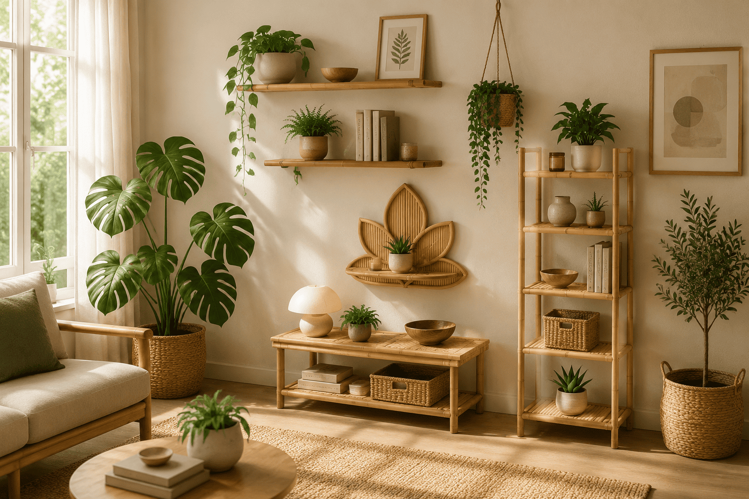 10 Stylish Bamboo Shelves for a Beautiful and Organized Home